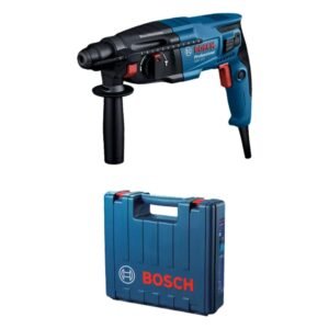 Bosch GBH 220 Professional 3-Function SDS Plus Rotary Hammer (720W) With Drill Bits & Chisels
