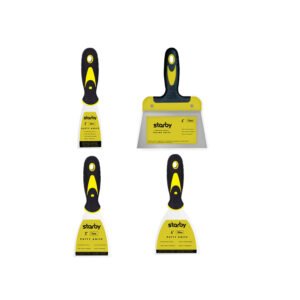 toptopdeal Upon Star by 2 3 4 6Scraper Set Steel Blades Putty Filler Plaster Drywall