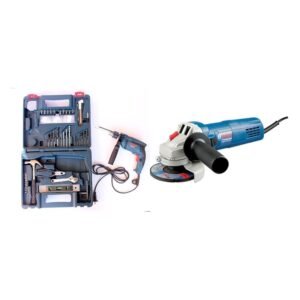 Bosch GSB 600 RE 13mm 600 Watt Smart Drill Kit,Silver